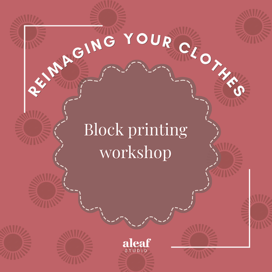 Block Print- Reimagine your Garments
